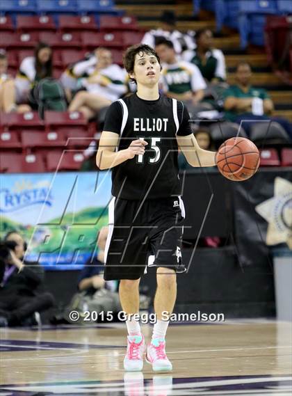 Thumbnail 3 in Elliot Christian vs Brookside Christian (CIF SJS D5 Final) photogallery.