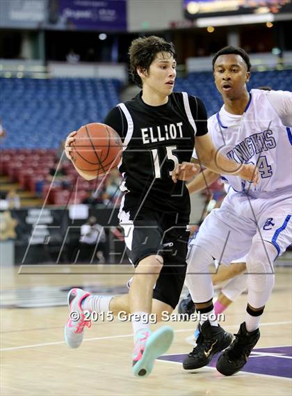 Thumbnail 2 in Elliot Christian vs Brookside Christian (CIF SJS D5 Final) photogallery.