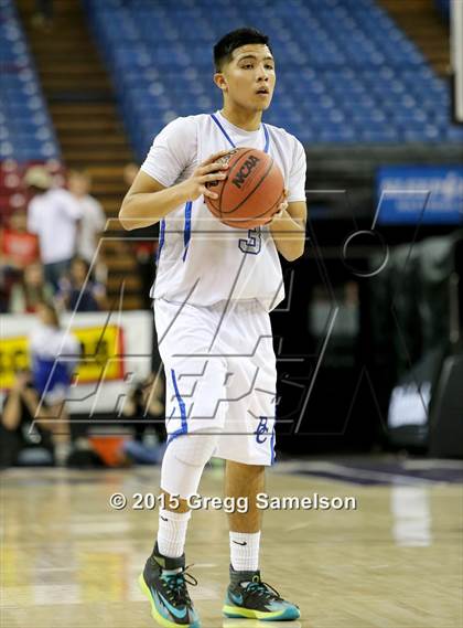 Thumbnail 2 in Elliot Christian vs Brookside Christian (CIF SJS D5 Final) photogallery.
