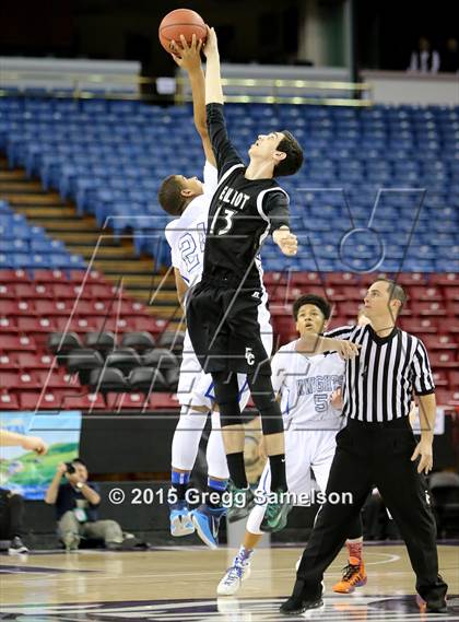 Thumbnail 1 in Elliot Christian vs Brookside Christian (CIF SJS D5 Final) photogallery.
