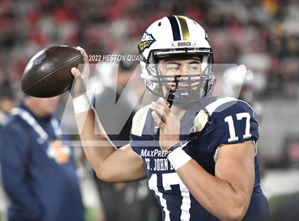 Thumbnail 3 in St. John Bosco vs. Mater Dei (Pre-Game) photogallery.