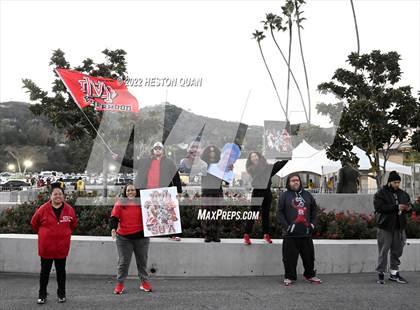 Thumbnail 2 in St. John Bosco vs. Mater Dei (Pre-Game) photogallery.
