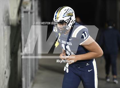 Thumbnail 2 in St. John Bosco vs. Mater Dei (Pre-Game) photogallery.