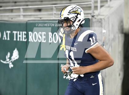 Thumbnail 3 in St. John Bosco vs. Mater Dei (Pre-Game) photogallery.
