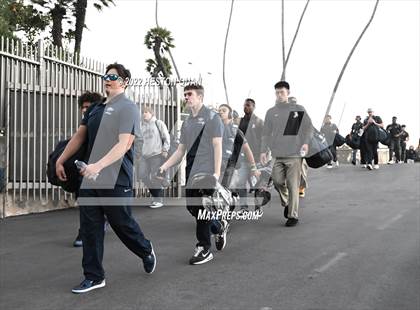 Thumbnail 2 in St. John Bosco vs. Mater Dei (Pre-Game) photogallery.