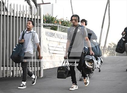 Thumbnail 2 in St. John Bosco vs. Mater Dei (Pre-Game) photogallery.