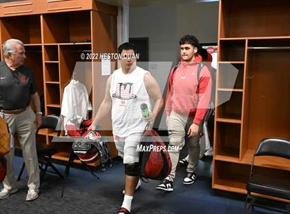 Thumbnail 1 in St. John Bosco vs. Mater Dei (Pre-Game) photogallery.