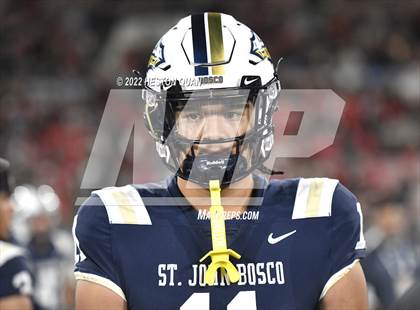Thumbnail 2 in St. John Bosco vs. Mater Dei (Pre-Game) photogallery.