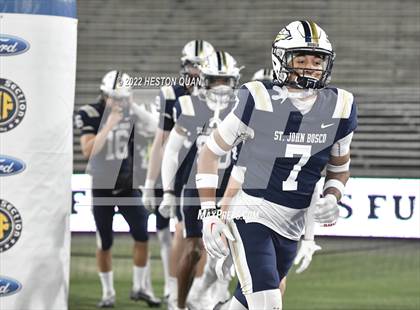 Thumbnail 3 in St. John Bosco vs. Mater Dei (Pre-Game) photogallery.