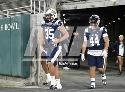 Thumbnail 3 in St. John Bosco vs. Mater Dei (Pre-Game) photogallery.