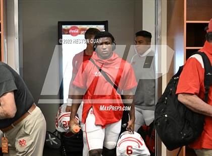 Thumbnail 3 in St. John Bosco vs. Mater Dei (Pre-Game) photogallery.