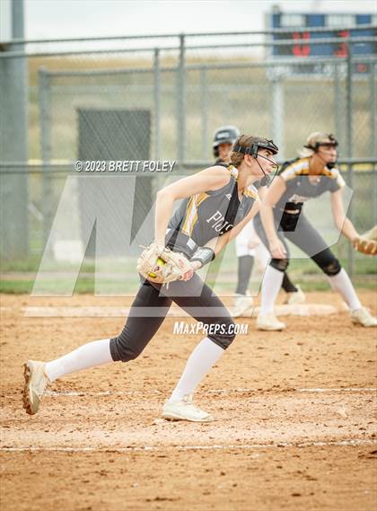 Thumbnail 1 in Pius X vs Skutt Catholic (LSE Softball Invite) photogallery.