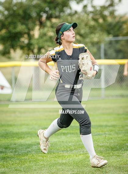 Thumbnail 2 in Pius X vs Skutt Catholic (LSE Softball Invite) photogallery.