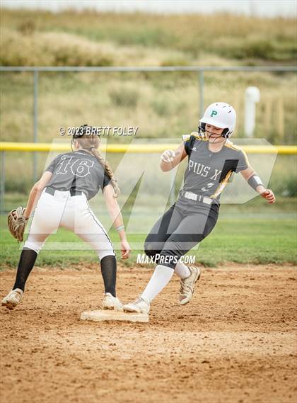 Thumbnail 3 in Pius X vs Skutt Catholic (LSE Softball Invite) photogallery.