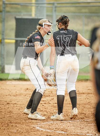 Thumbnail 1 in Pius X vs Skutt Catholic (LSE Softball Invite) photogallery.