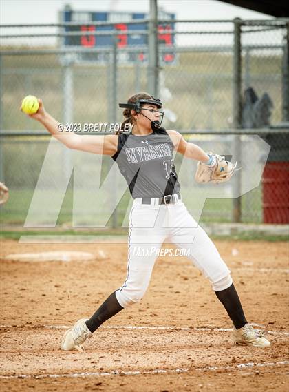 Thumbnail 2 in Pius X vs Skutt Catholic (LSE Softball Invite) photogallery.