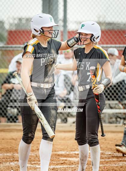 Thumbnail 1 in Pius X vs Skutt Catholic (LSE Softball Invite) photogallery.