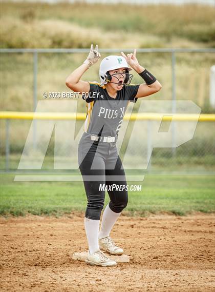 Thumbnail 2 in Pius X vs Skutt Catholic (LSE Softball Invite) photogallery.