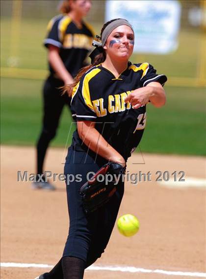 Thumbnail 2 in El Capitan vs. Santana (CIF SDS D3 Final) photogallery.