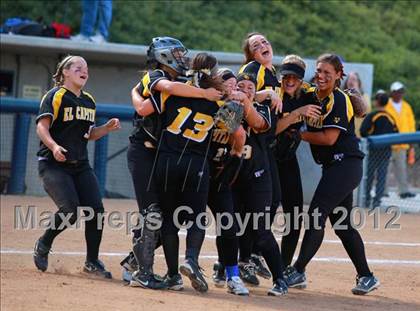 Thumbnail 1 in El Capitan vs. Santana (CIF SDS D3 Final) photogallery.