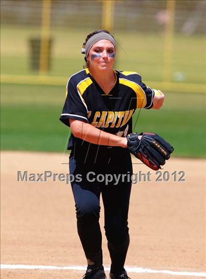 Thumbnail 2 in El Capitan vs. Santana (CIF SDS D3 Final) photogallery.