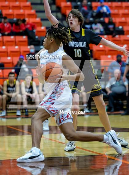 Thumbnail 1 in Hirschi vs. Gatesville (UIL Basketball 4A Bi-District Playoff) photogallery.