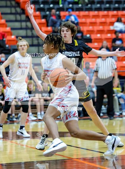 Thumbnail 3 in Hirschi vs. Gatesville (UIL Basketball 4A Bi-District Playoff) photogallery.