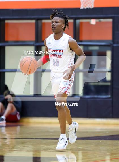 Thumbnail 3 in Hirschi vs. Gatesville (UIL Basketball 4A Bi-District Playoff) photogallery.