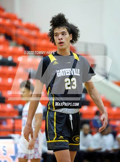 Thumbnail 2 in Hirschi vs. Gatesville (UIL Basketball 4A Bi-District Playoff) photogallery.