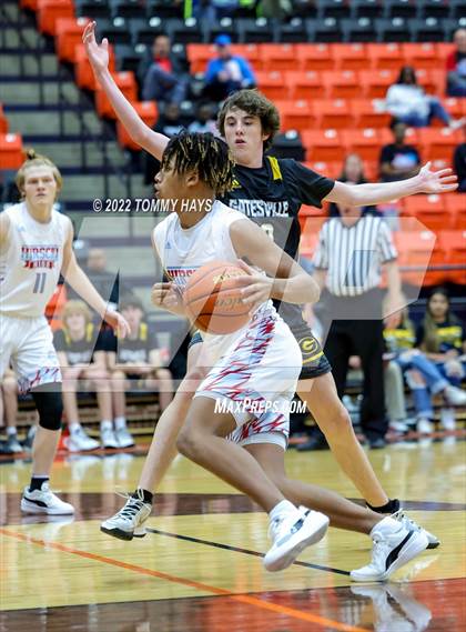 Thumbnail 2 in Hirschi vs. Gatesville (UIL Basketball 4A Bi-District Playoff) photogallery.