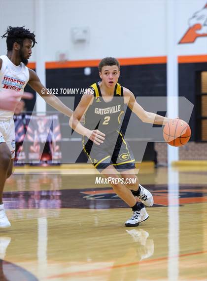 Thumbnail 2 in Hirschi vs. Gatesville (UIL Basketball 4A Bi-District Playoff) photogallery.