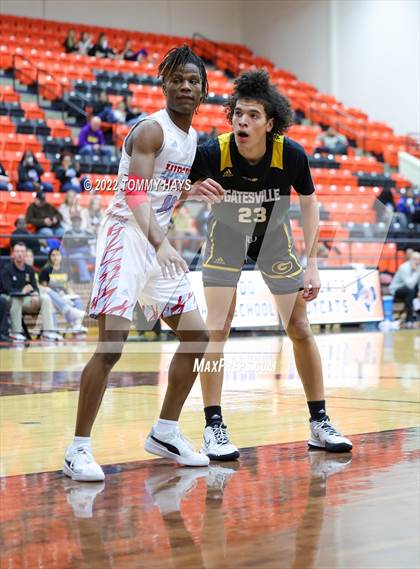 Thumbnail 2 in Hirschi vs. Gatesville (UIL Basketball 4A Bi-District Playoff) photogallery.