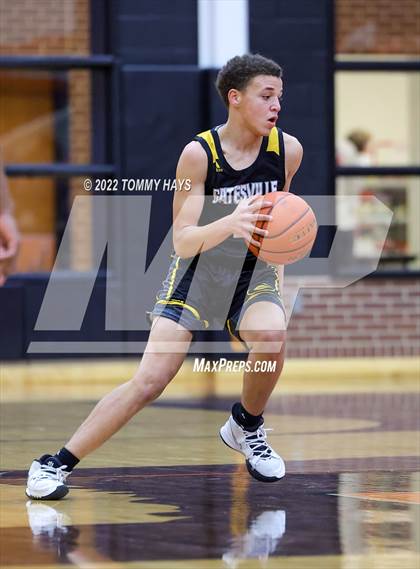 Thumbnail 2 in Hirschi vs. Gatesville (UIL Basketball 4A Bi-District Playoff) photogallery.