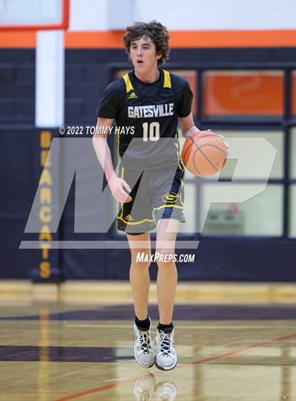 Thumbnail 3 in Hirschi vs. Gatesville (UIL Basketball 4A Bi-District Playoff) photogallery.