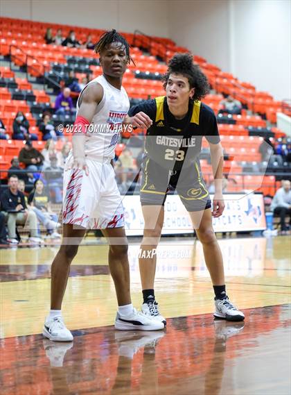 Thumbnail 1 in Hirschi vs. Gatesville (UIL Basketball 4A Bi-District Playoff) photogallery.