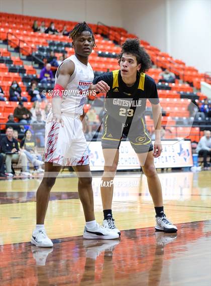 Thumbnail 2 in Hirschi vs. Gatesville (UIL Basketball 4A Bi-District Playoff) photogallery.