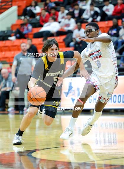 Thumbnail 2 in Hirschi vs. Gatesville (UIL Basketball 4A Bi-District Playoff) photogallery.