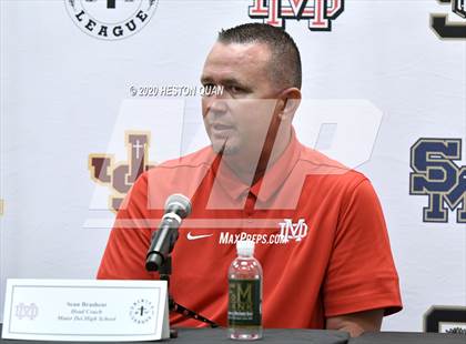 Thumbnail 1 in Trinity League Softball Media Day - Mater Dei photogallery.