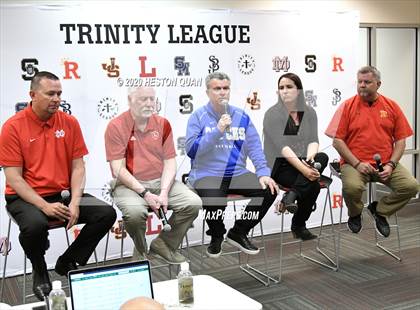 Thumbnail 2 in Trinity League Softball Media Day - Mater Dei photogallery.