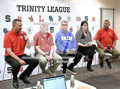 Thumbnail 3 in Trinity League Softball Media Day - Mater Dei photogallery.