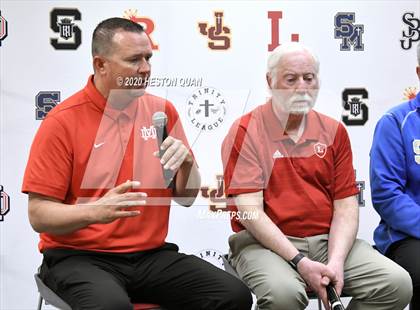 Thumbnail 2 in Trinity League Softball Media Day - Mater Dei photogallery.