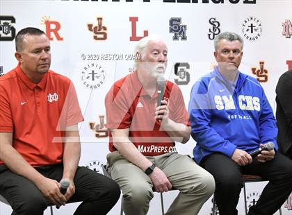 Thumbnail 3 in Trinity League Softball Media Day - Mater Dei photogallery.