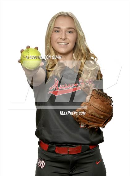 Thumbnail 2 in Trinity League Softball Media Day - Mater Dei photogallery.