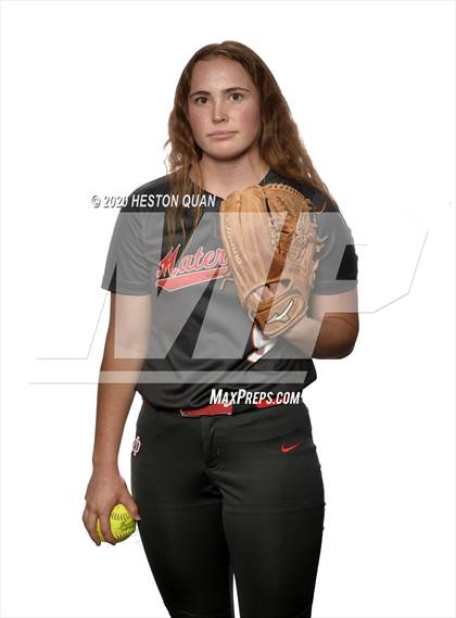 Thumbnail 2 in Trinity League Softball Media Day - Mater Dei photogallery.