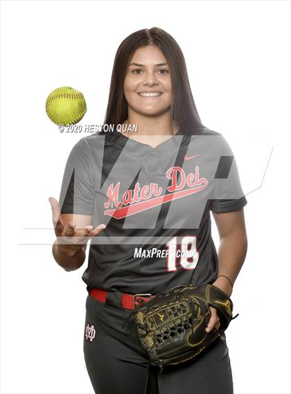 Thumbnail 3 in Trinity League Softball Media Day - Mater Dei photogallery.