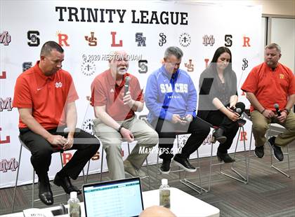 Thumbnail 2 in Trinity League Softball Media Day - Mater Dei photogallery.
