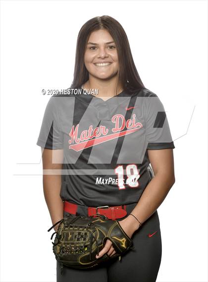Thumbnail 3 in Trinity League Softball Media Day - Mater Dei photogallery.