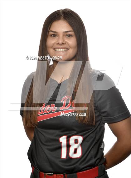 Thumbnail 1 in Trinity League Softball Media Day - Mater Dei photogallery.