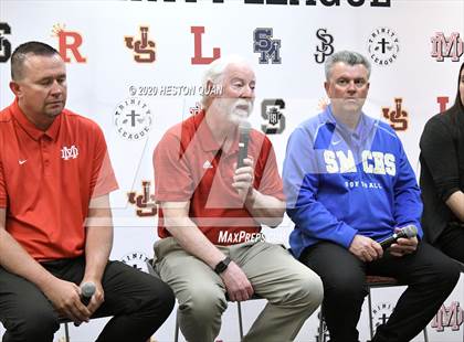 Thumbnail 2 in Trinity League Softball Media Day - Mater Dei photogallery.