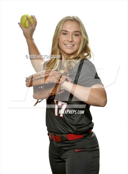 Thumbnail 1 in Trinity League Softball Media Day - Mater Dei photogallery.